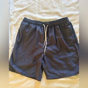 Vineyard Vines Navy Swim Shorts with Logo